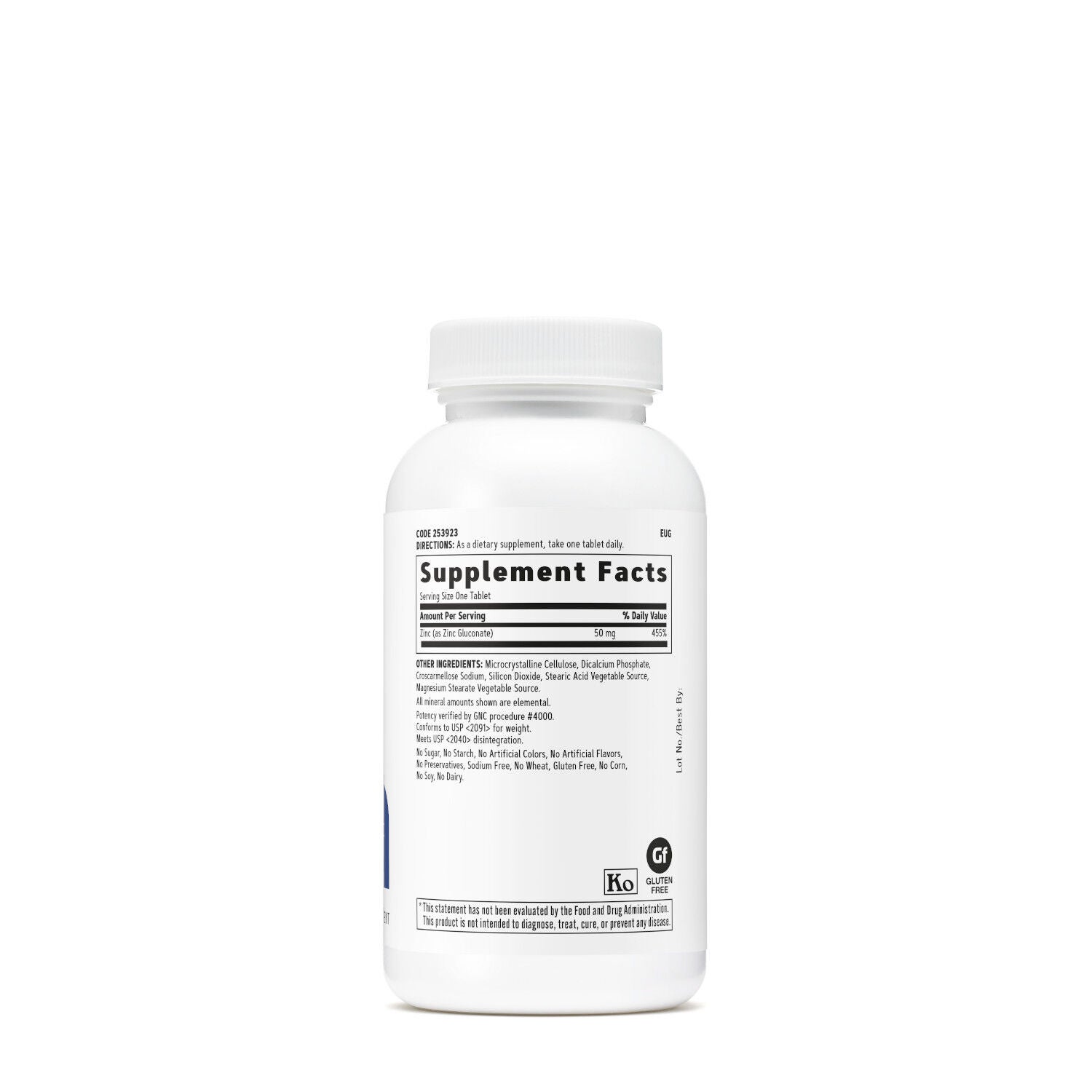 253923 GNC Promote general health and wellbeing with GNC Zinc